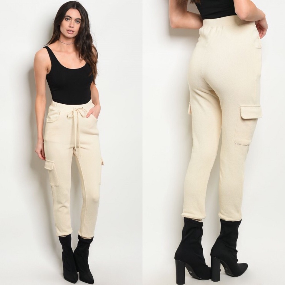 CLOSING SHOP!! Honey Punch - Off-White Joggers